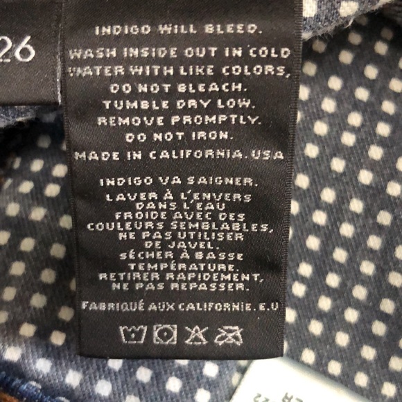 J Brand Aidan Boyfriend Ringer Baggy Jeans Size 26 Straight Leg - Picture 8 of 8